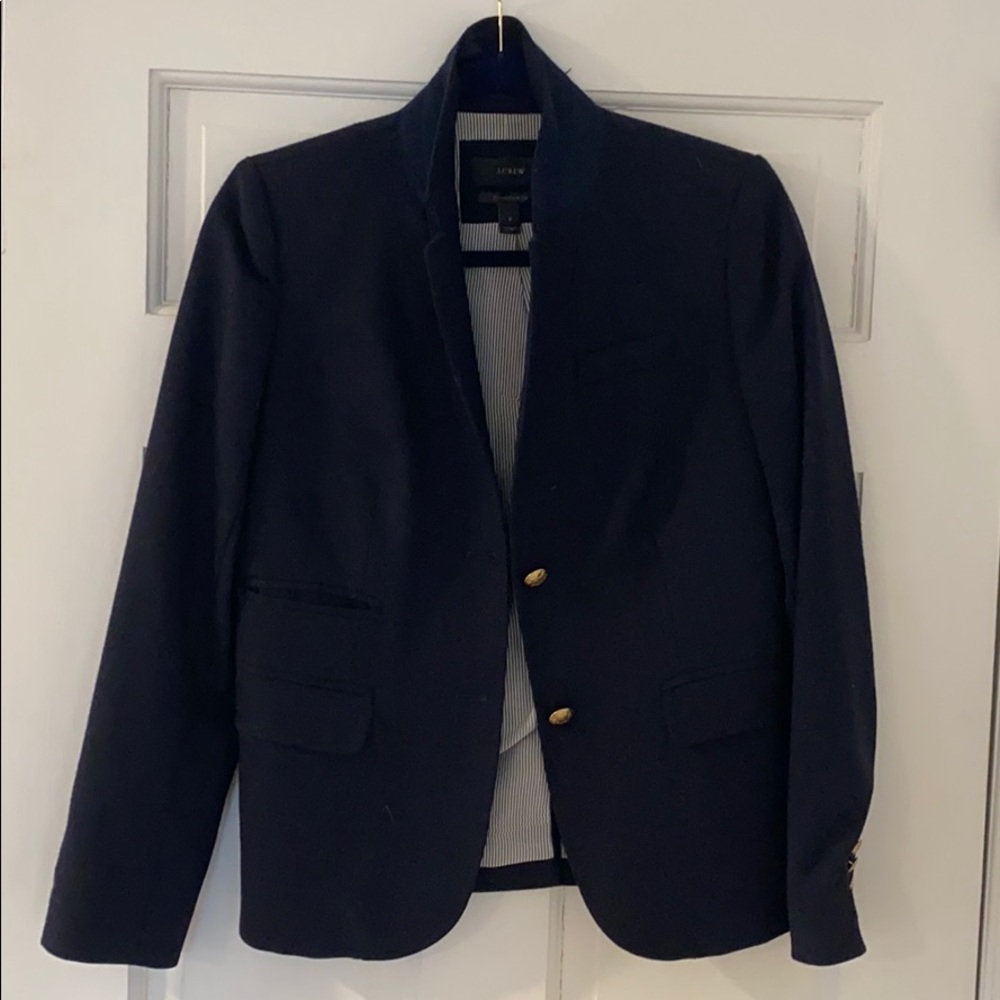 J Crew Navy Schoolboy blazer